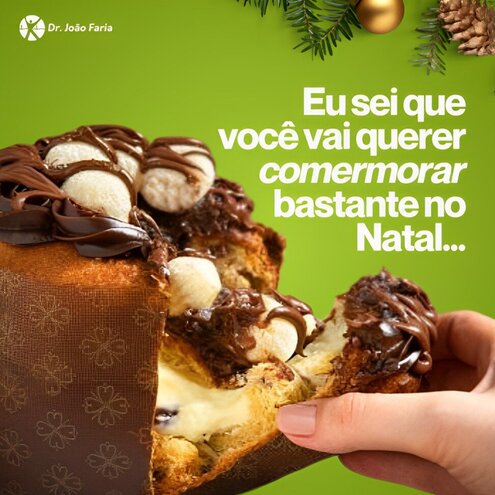 Eu sei que você vai querer comemorar bastante no Natal...