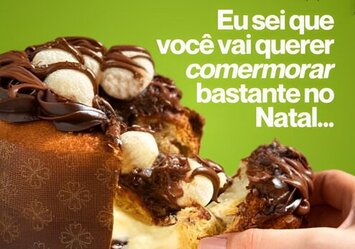 Eu sei que você vai querer comemorar bastante no Natal...