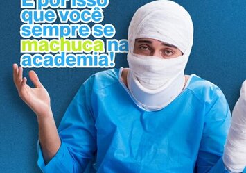 É por isso que você sempre se machuca na academia!