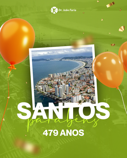 Feliz Aniversário, Santos! 479 anos