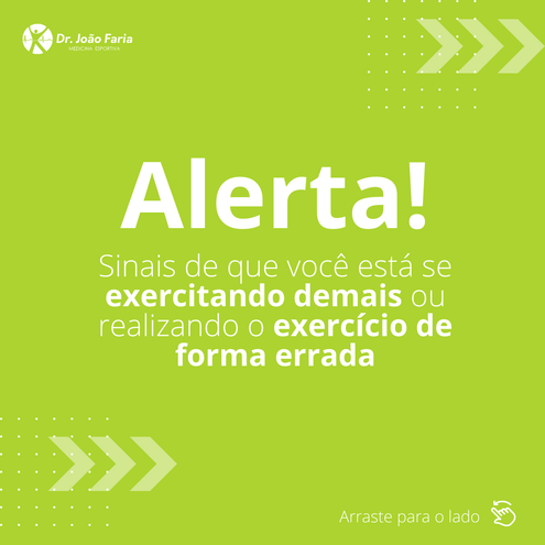 Alerta! - Sinais que você está se exercitando demais ou realizando exercícios de forma errada