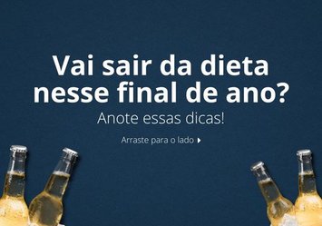 Vai sair da dieta nesse final de ano? 