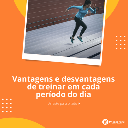 Vantagens e desvantagens de treinar em cada período do dia