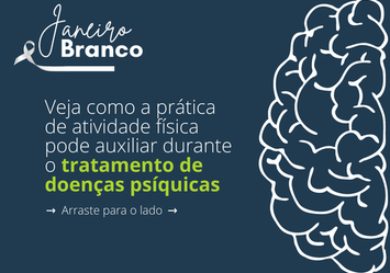 veja como a prática de atividade física pode auxiliar durante o tratamento de doenças psíquicas