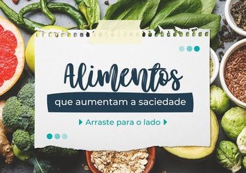 Alimentos que aumentam a saciedade