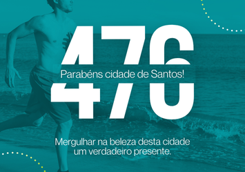 Parabéns Cidade de Santos - 476 anos