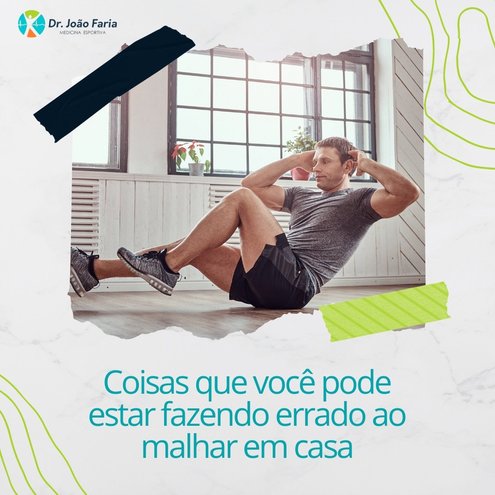 Coisas que você pode estar fazendo errado ao malhar em casa